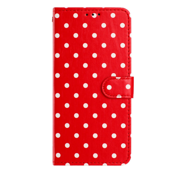 EIDERWOOD Xiaomi 17 Pro Kunstlæder Flip Cover m. Polka Design - Rød
