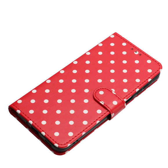EIDERWOOD Xiaomi 17 Pro Kunstlæder Flip Cover m. Polka Design - Rød