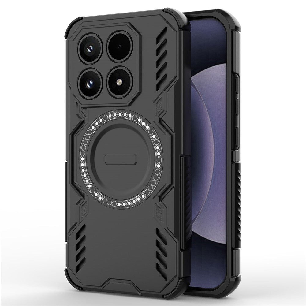 Xiaomi 17 EIDERWOOD Håndværker Hybrid Cover m. Varmeafledning - Sort