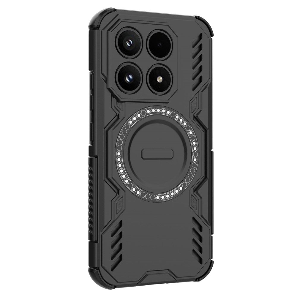 Xiaomi 17 EIDERWOOD Håndværker Hybrid Cover m. Varmeafledning - Sort