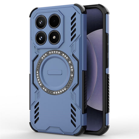 Xiaomi 17 EIDERWOOD Håndværker Hybrid Cover m. Varmeafledning - Blå