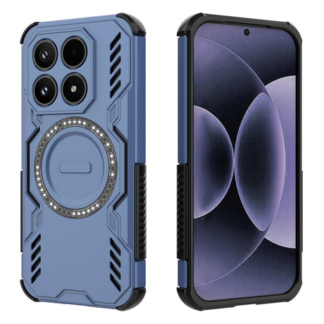 Xiaomi 17 EIDERWOOD Håndværker Hybrid Cover m. Varmeafledning - Blå
