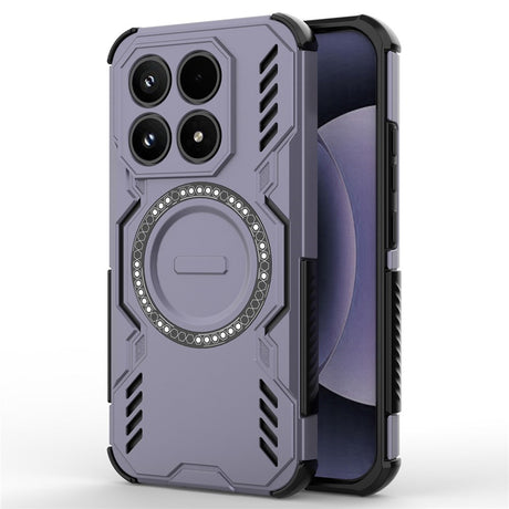 Xiaomi 17 EIDERWOOD Håndværker Hybrid Cover m. Varmeafledning - Lilla