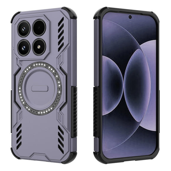 Xiaomi 17 EIDERWOOD Håndværker Hybrid Cover m. Varmeafledning - Lilla
