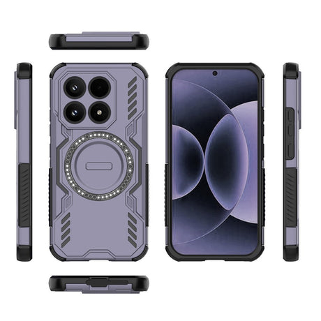 Xiaomi 17 EIDERWOOD Håndværker Hybrid Cover m. Varmeafledning - Lilla
