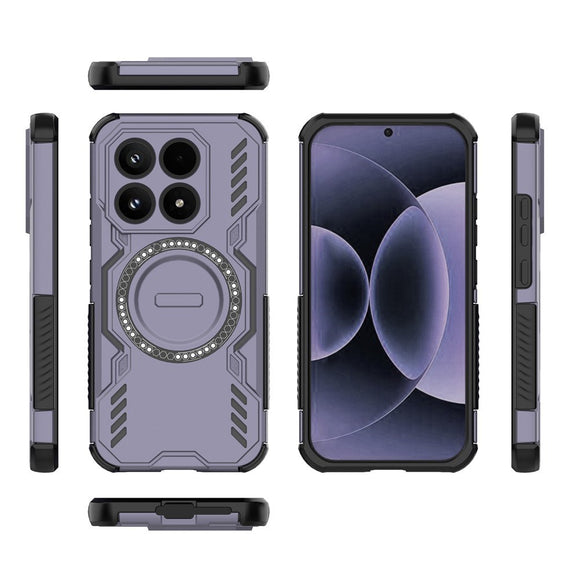Xiaomi 17 EIDERWOOD Håndværker Hybrid Cover m. Varmeafledning - Lilla