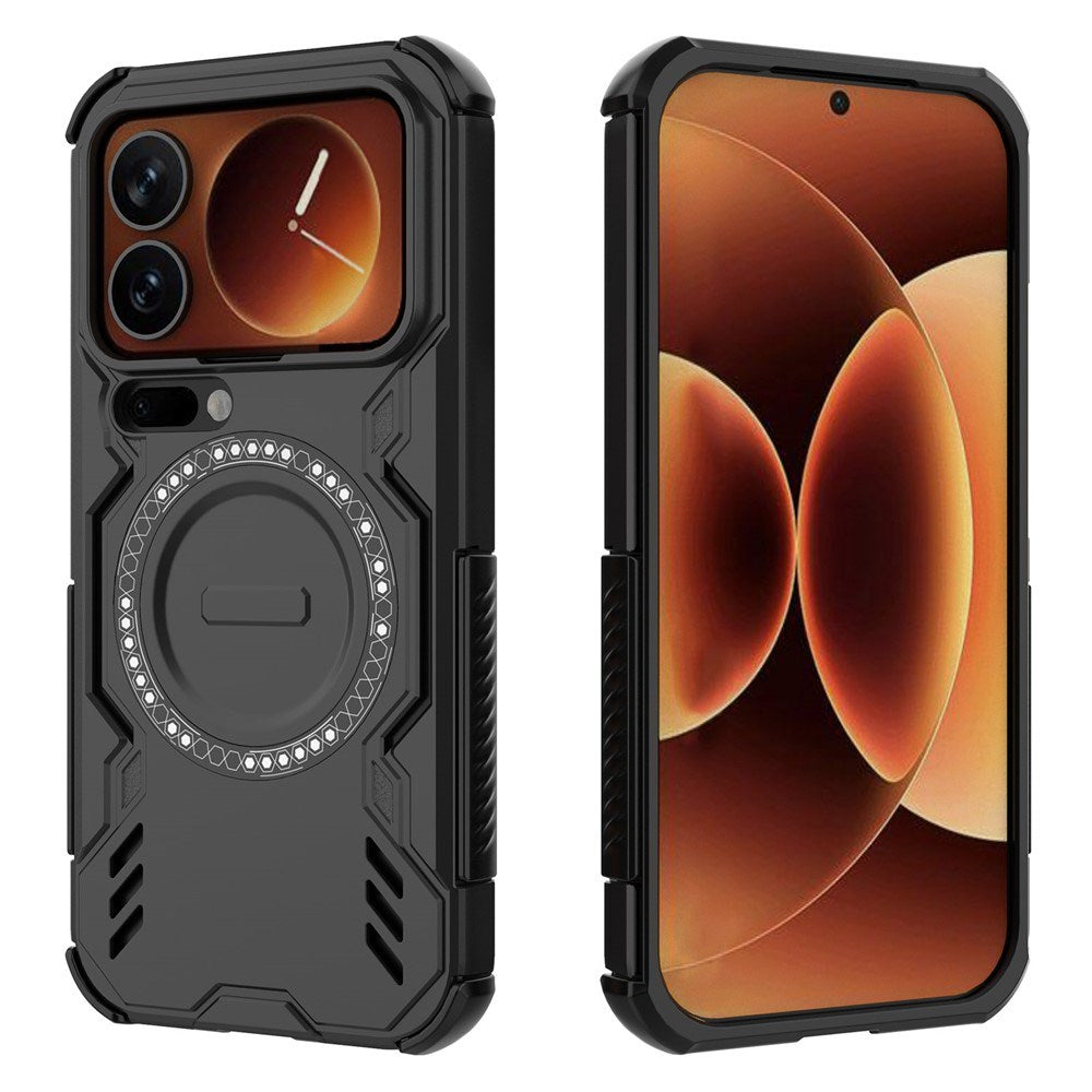 Xiaomi 17 Pro EIDERWOOD Håndværker Hybrid Cover m. Varmeafledning - Sort