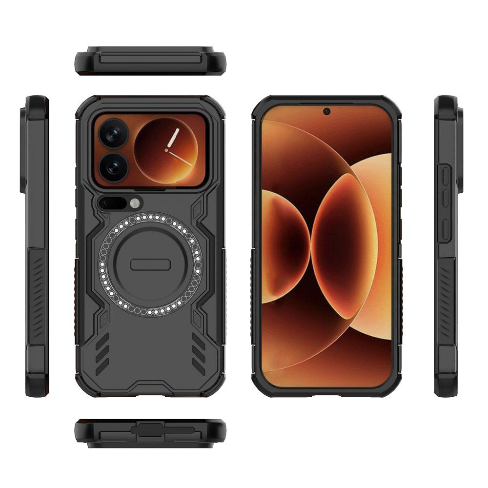 Xiaomi 17 Pro EIDERWOOD Håndværker Hybrid Cover m. Varmeafledning - Sort