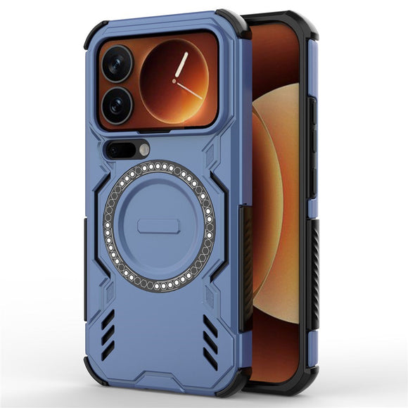 Xiaomi 17 Pro EIDERWOOD Håndværker Hybrid Cover m. Varmeafledning - Blå