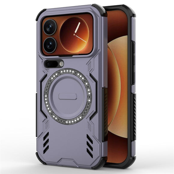Xiaomi 17 Pro EIDERWOOD Håndværker Hybrid Cover m. Varmeafledning - Lilla