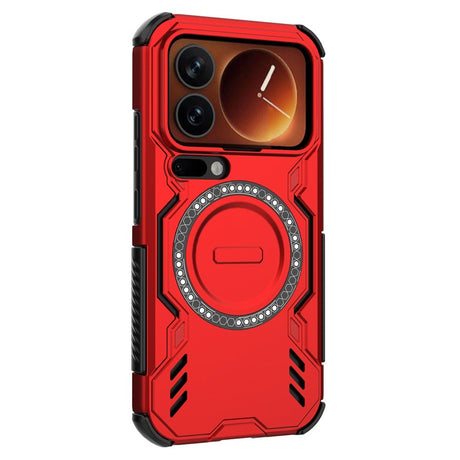 Xiaomi 17 Pro EIDERWOOD Håndværker Hybrid Cover m. Varmeafledning - Rød