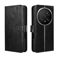 Honor Magic8 Pro EIDERWOOD Kunstlæder Flip Cover m. Strop - Sort