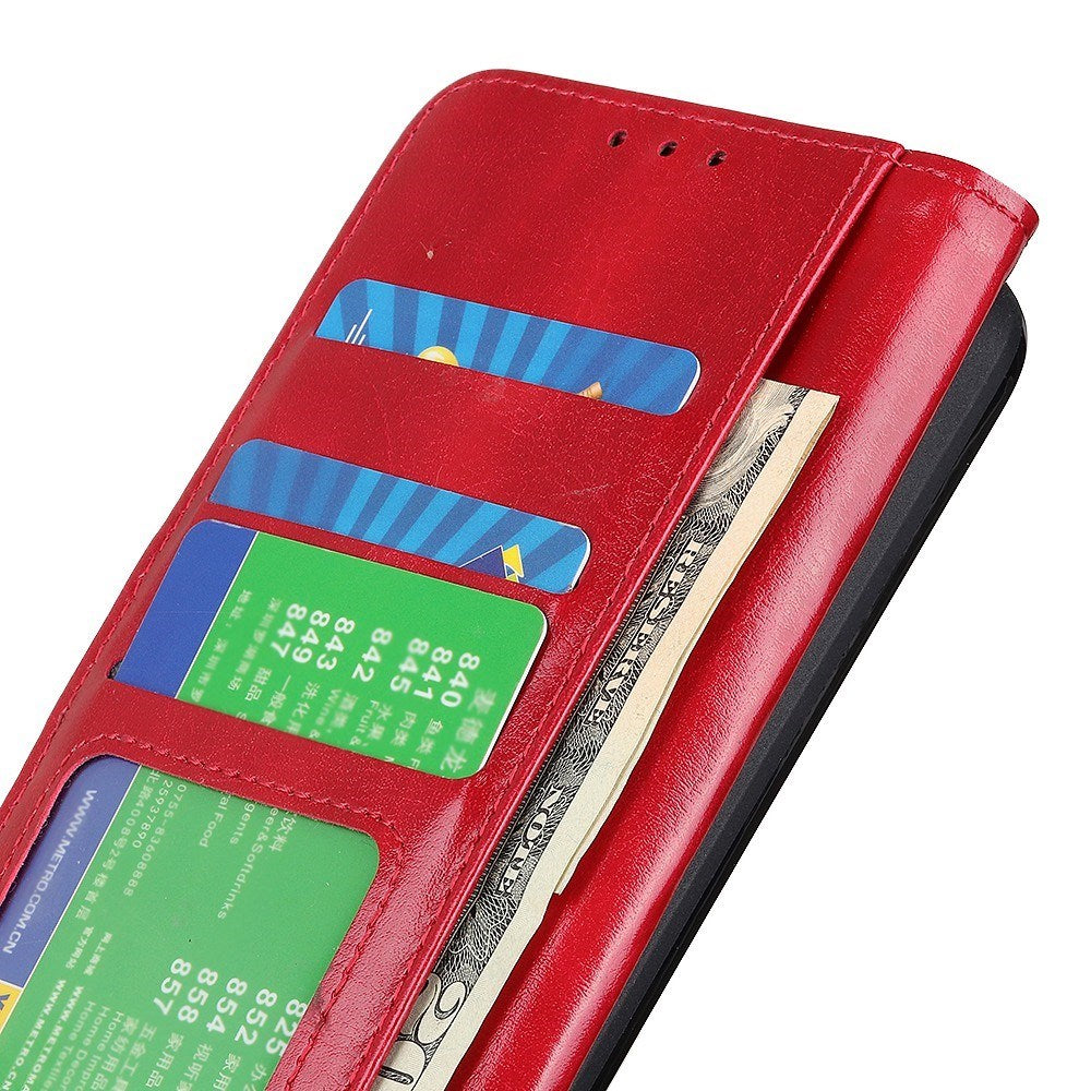OnePlus 15 EIDERWOOD Kunstlæder Flipcover m. Kortholder - Rød