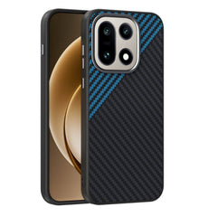 OnePlus 15 Carbon FIber Cover - MagSafe Kompatibel - Sort/Blå