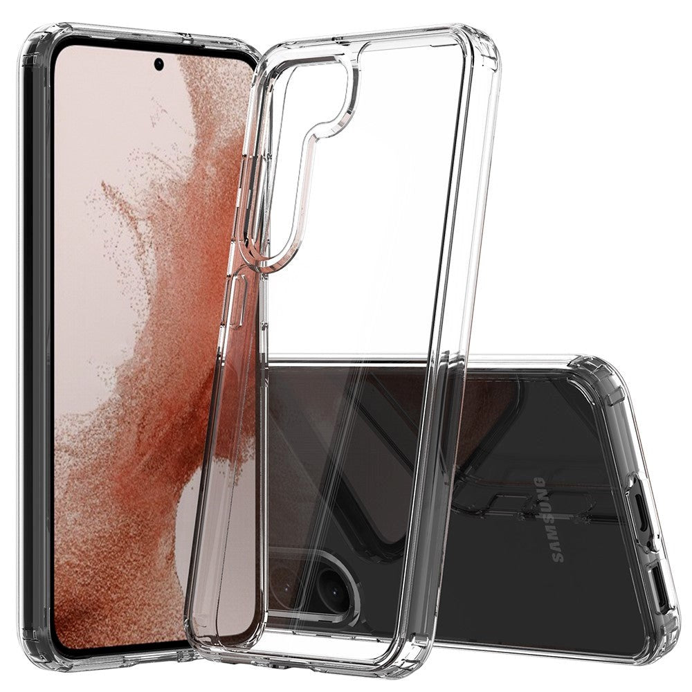 Samsung Galaxy S23 Hybrid Plastik Cover - Gennemsigtig