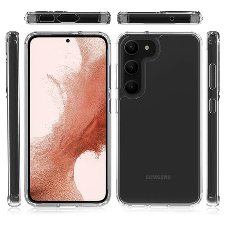 Samsung Galaxy S23 Hybrid Plastik Cover - Gennemsigtig