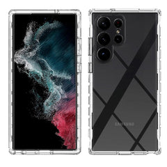 Samsung Galaxy S23 Ultra Hybrid Plastik Cover - Gennemsigtig