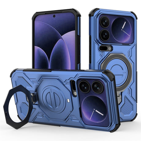 Xiaomi 17 Pro Max EIDERWOOD Håndværker Cover m. Magnetisk Kickstand - Blå