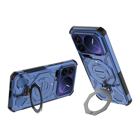 Xiaomi 17 Pro Max EIDERWOOD Håndværker Cover m. Magnetisk Kickstand - Blå