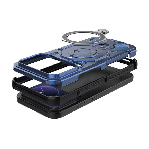 Xiaomi 17 Pro Max EIDERWOOD Håndværker Cover m. Magnetisk Kickstand - Blå
