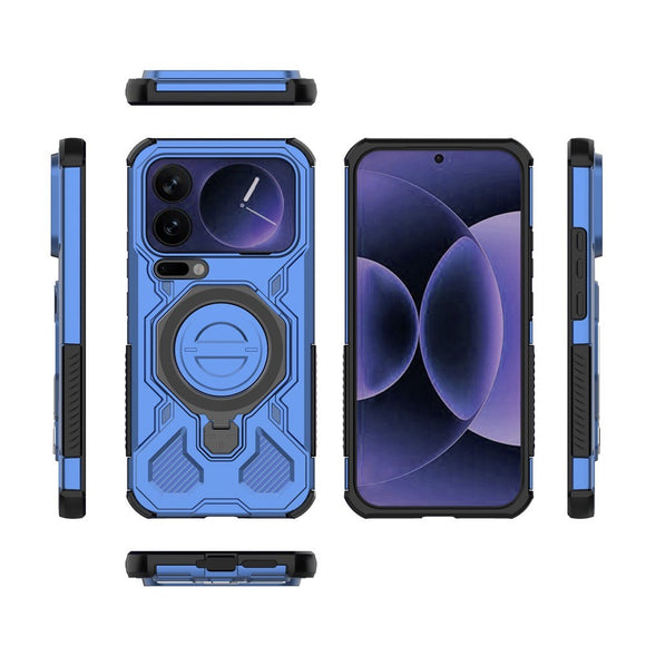 Xiaomi 17 Pro Max EIDERWOOD Håndværker Cover m. Magnetisk Kickstand - Blå