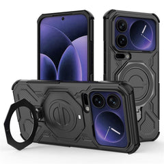 Xiaomi 17 Pro Max EIDERWOOD Håndværker Cover m. Magnetisk Kickstand - Sort