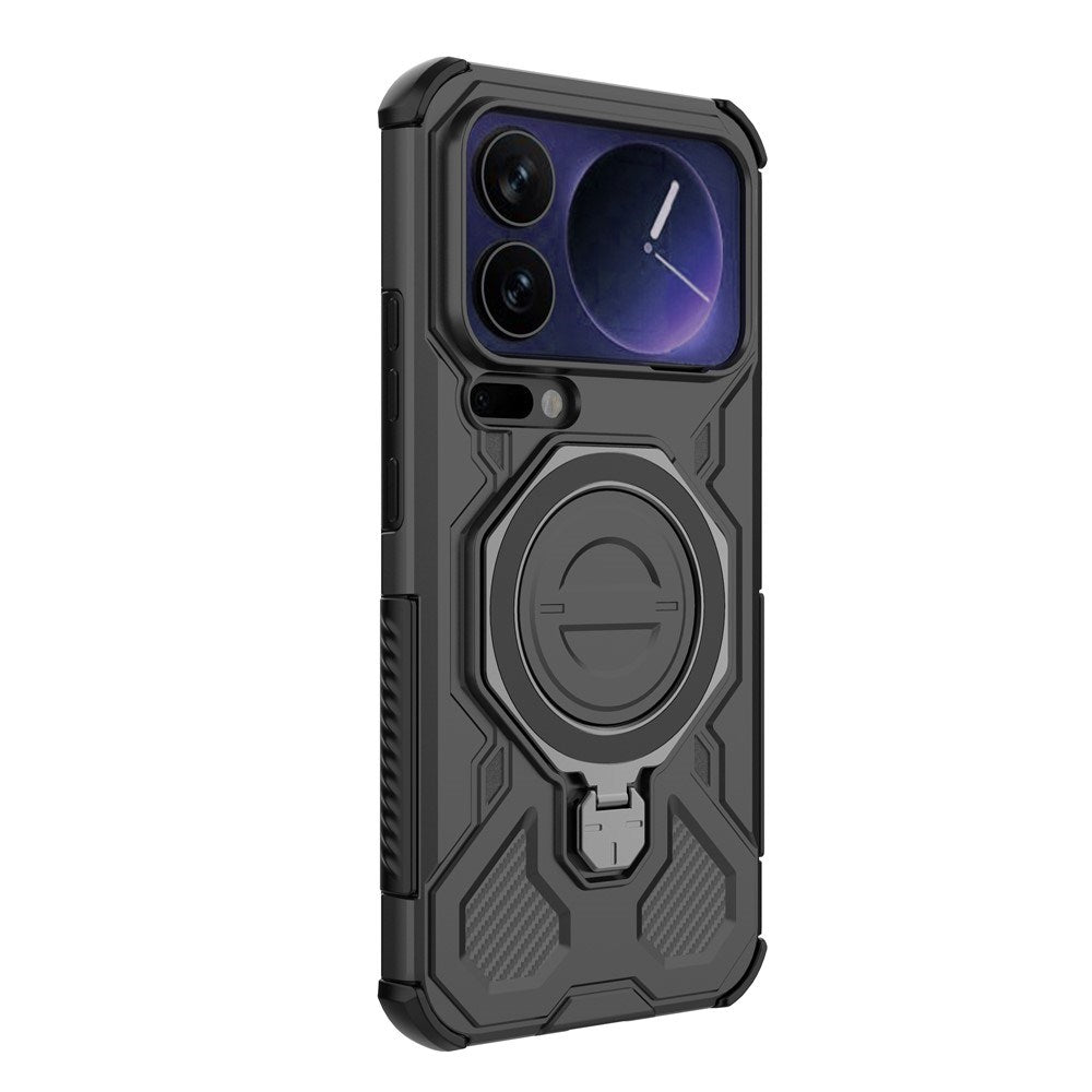 Xiaomi 17 Pro Max EIDERWOOD Håndværker Cover m. Magnetisk Kickstand - Sort