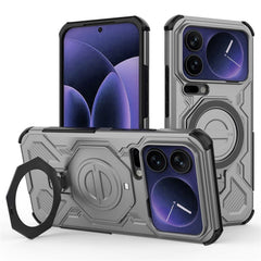 Xiaomi 17 Pro Max EIDERWOOD Håndværker Cover m. Magnetisk Kickstand - Grå