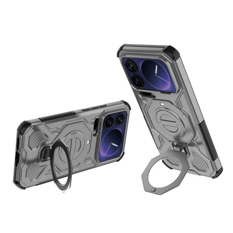 Xiaomi 17 Pro Max EIDERWOOD Håndværker Cover m. Magnetisk Kickstand - Grå