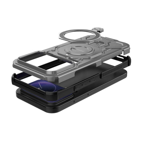 Xiaomi 17 Pro Max EIDERWOOD Håndværker Cover m. Magnetisk Kickstand - Grå
