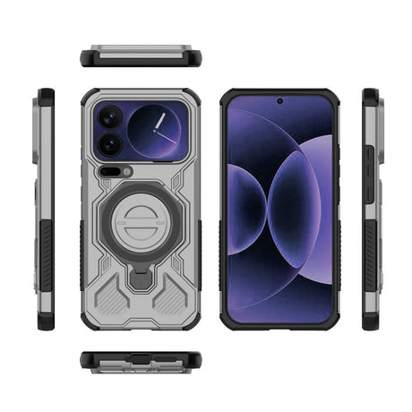 Xiaomi 17 Pro Max EIDERWOOD Håndværker Cover m. Magnetisk Kickstand - Grå