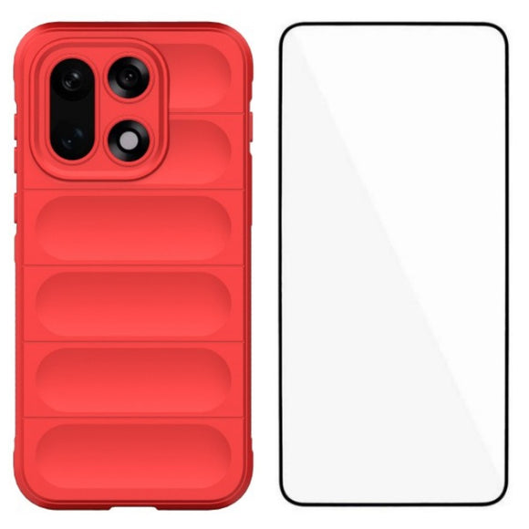 EIDERWOOD OnePlus 15 Håndværker Cover m. Skærmbeskyttelse - Rød
