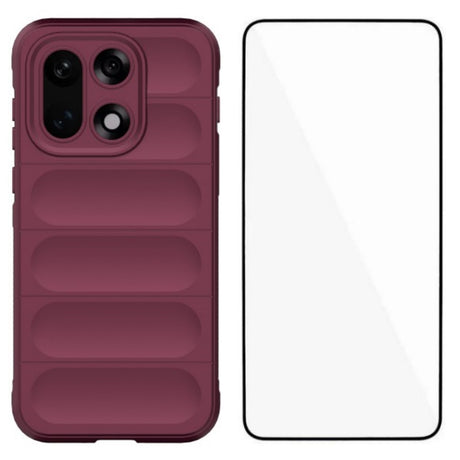 EIDERWOOD OnePlus 15 Håndværker Cover m. Skærmbeskyttelse - Vinrød