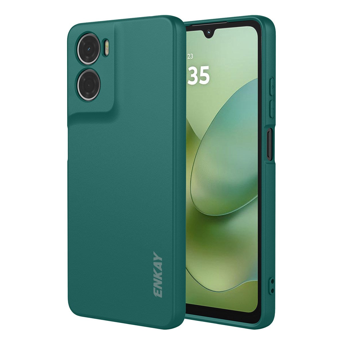 Motorola Moto G06 / G06 Power ENKAY Silikone Cover - Mørkegrøn