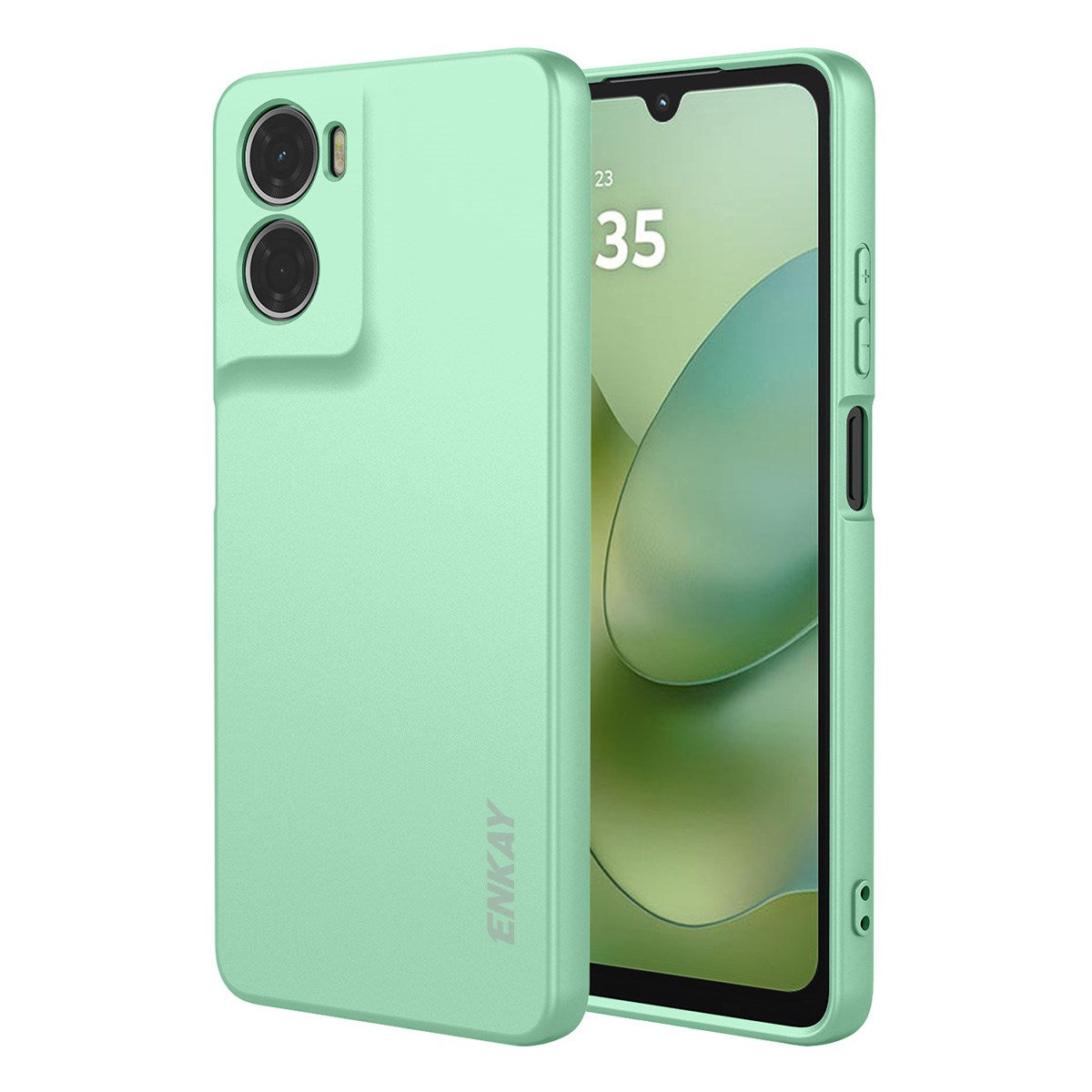 Motorola Moto G06 / G06 Power ENKAY Silikone Cover - Lysegrøn