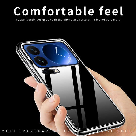 Xiaomi 17 Pro Max MOFI Slankt Plastik Cover - Gennemsigtig