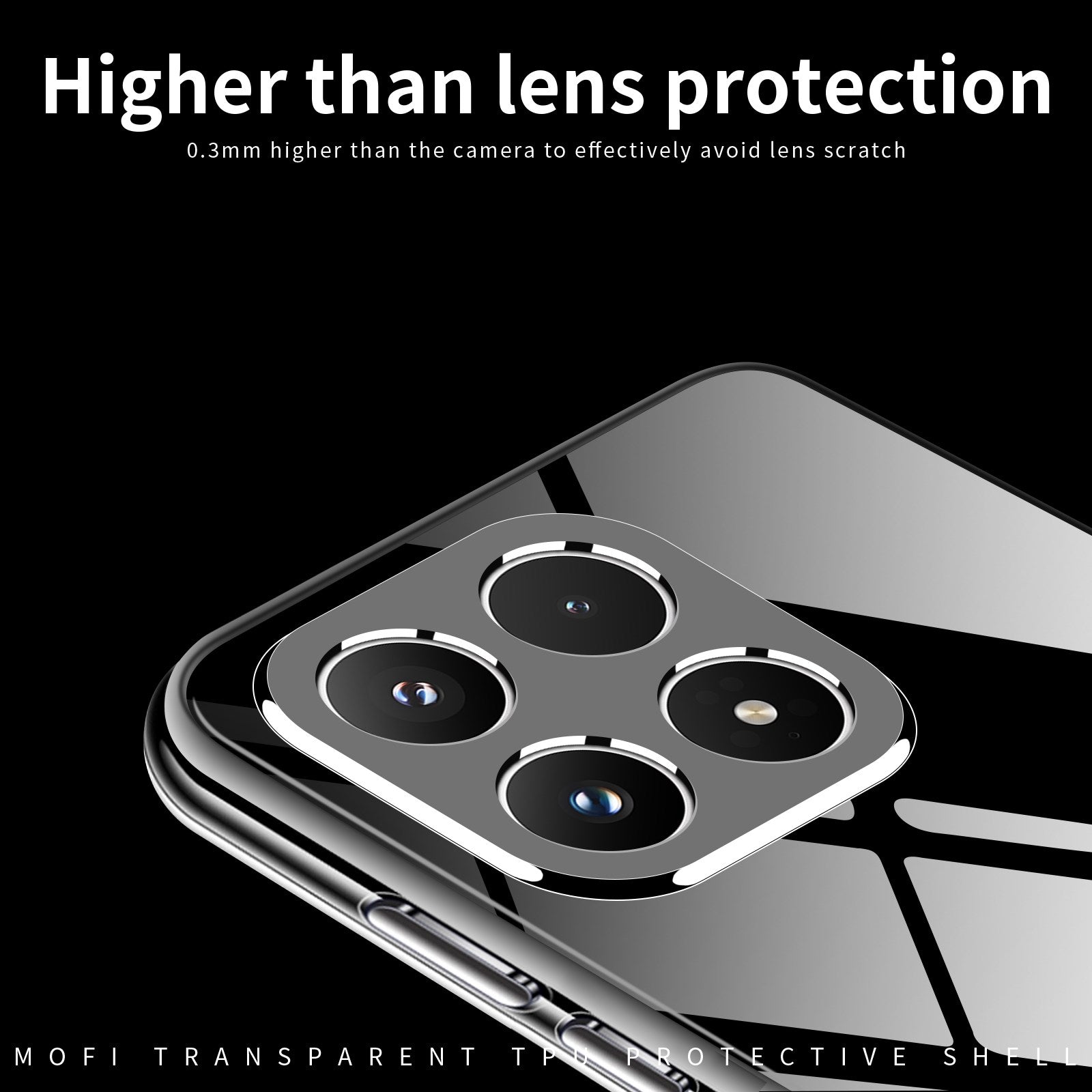 Xiaomi 17 MOFI Slankt Plastik Cover - Gennemsigtig