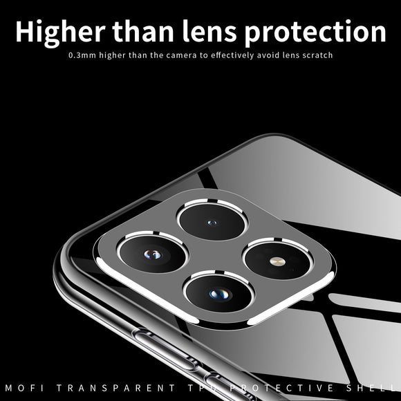 Xiaomi 17 MOFI Slankt Plastik Cover - Gennemsigtig