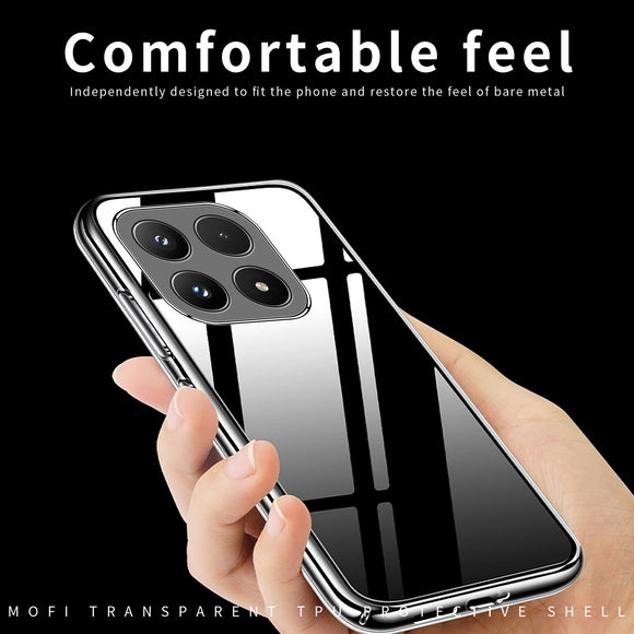 Xiaomi 17 MOFI Slankt Plastik Cover - Gennemsigtig