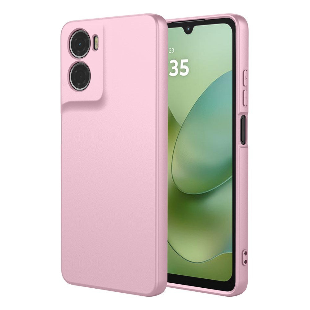 Motorola Moto G06 EIDERWOOD Fleksibelt Plastik Cover - Lyserød