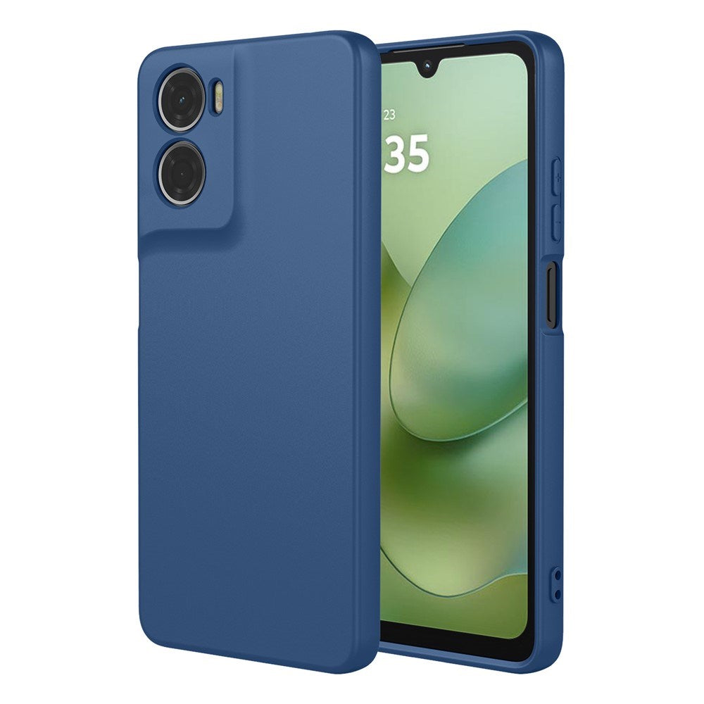 Motorola Moto G06 EIDERWOOD Fleksibelt Plastik Cover - Blå