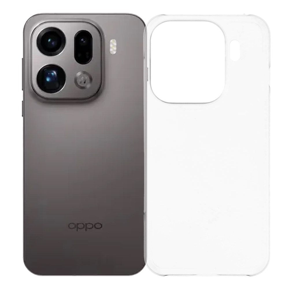 OPPO Find X9 Pro EIDERWOOD Hårdt Plastik Cover - Gennemsigtig