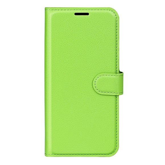 Xiaomi 17 EIDERWOOD Litchi Tekstur Kunstlæder Flip Cover m. Kortholder - Grøn