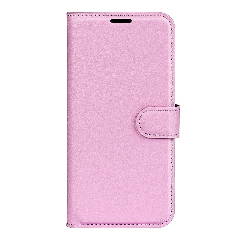 Xiaomi 17 EIDERWOOD Litchi Tekstur Kunstlæder Flip Cover m. Kortholder - Lyserød