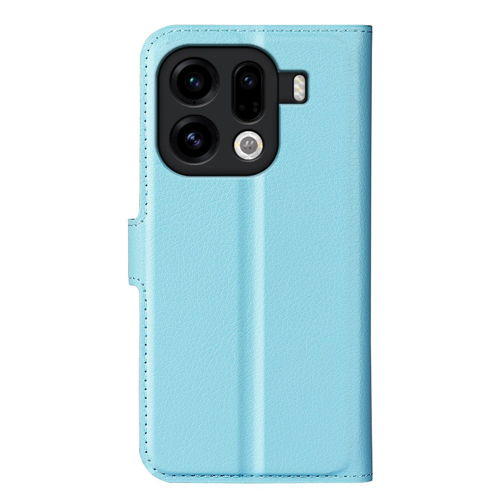 EIDERWOOD OPPO Find X9 Pro Kunstlæder Flip Cover m. Kortholder & Ståfunktion - Blå