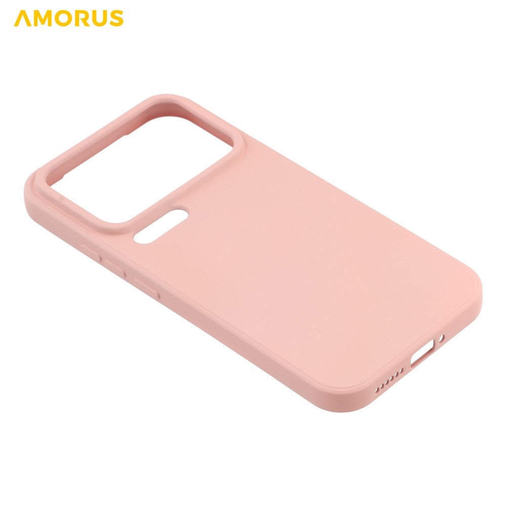 Xiaomi 17 Pro Amorus Fleksibelt Plastik Cover - Lyserød