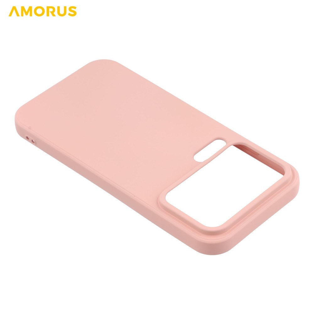 Xiaomi 17 Pro Amorus Fleksibelt Plastik Cover - Lyserød