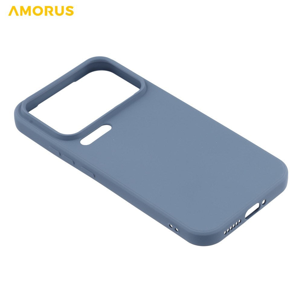Xiaomi 17 Pro Amorus Fleksibelt Plastik Cover - Blå