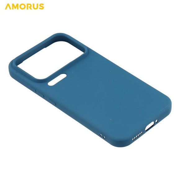 Xiaomi 17 Pro Amorus Fleksibelt Plastik Cover - Mørkeblå