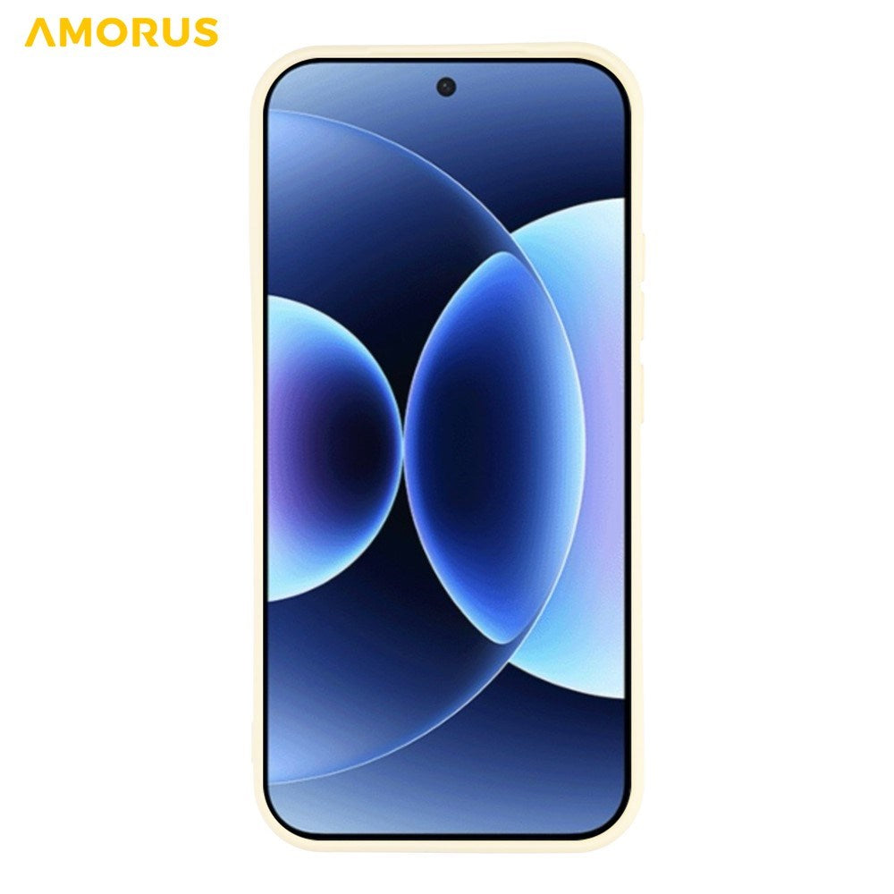 Xiaomi 17 Pro Amorus Fleksibelt Plastik Cover - Beige